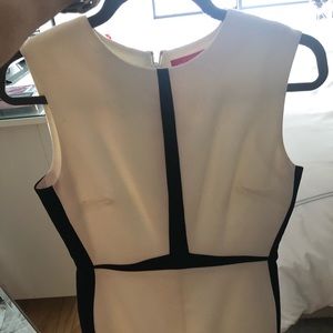 Catherine Malandrino black and white sheath dress